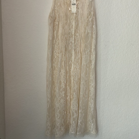 NWT Anthropologie sheer ivory lace tunic size Small - Picture 8 of 8